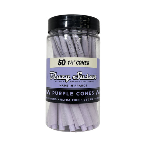 Blazy Susan Cone Purple Queen Size Jar (25 Count)