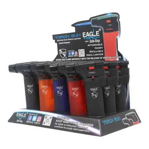 Eagle (PT101U) Torch Gun Lighter (15 Count)