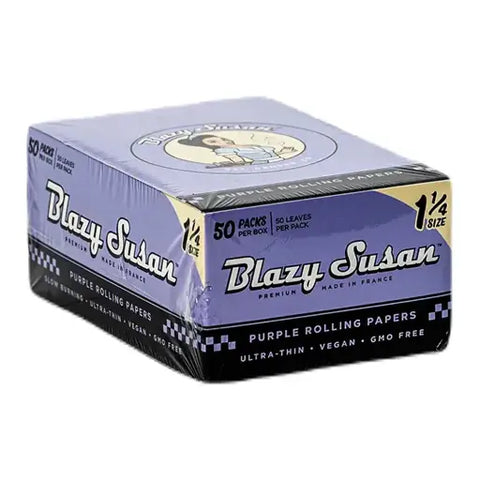 Blazy Susan Paper Purple 1 1/4 (50 Count)