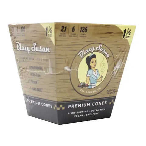 Blazy Susan Cone Unbleached 1 1/4 (21 Count)