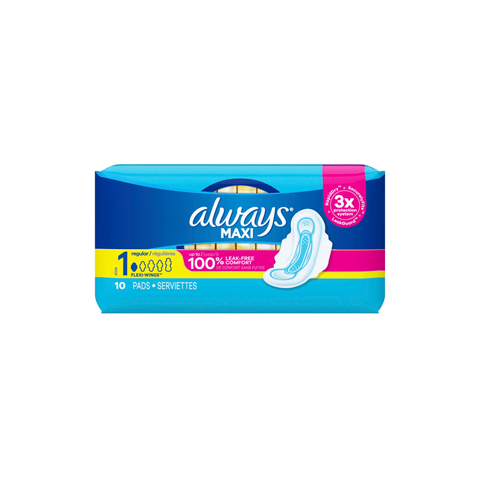 Always Maxi Pad With Wings Size (10 Count)