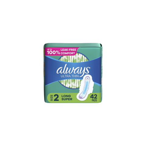 Always Ultra Thin Pads Size 2 With Wings (20 Count)