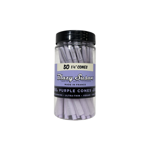 Blazy Cone Purple 1 1/4 (50 Count)