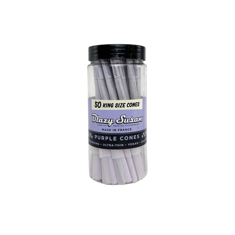 Blazy Cone Purple King Size (50 Count)