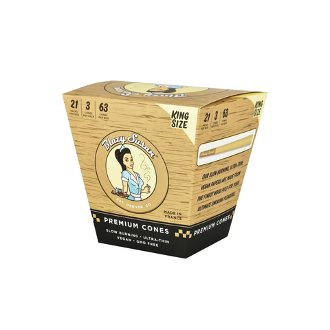 Blazy Susan  Cone Unbleached KS (21 Count)