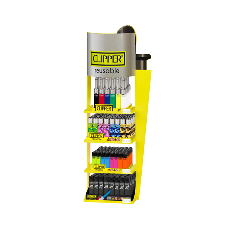 Clipper Lighter Display 4 Tier (98 Count)