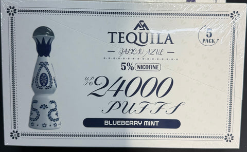 Tequila Azul Vape 24k Puffs (5 Count)