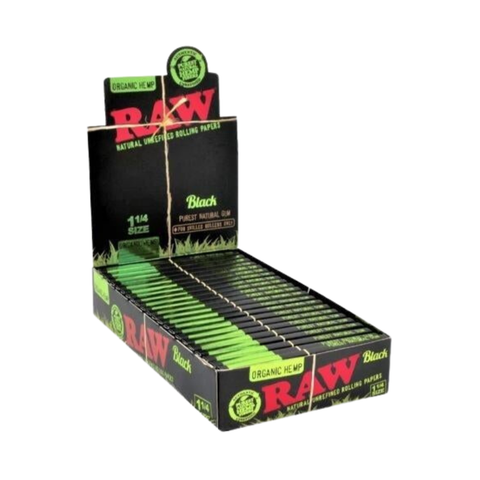 Raw Organic Black 1 1/4 (24 Count)