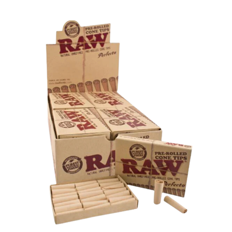 Raw Pre-Rolled Cone Tips Perfecto (20 Count)