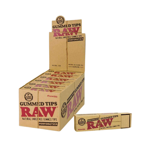 Raw Tips Gummed Perforated (24 Count)