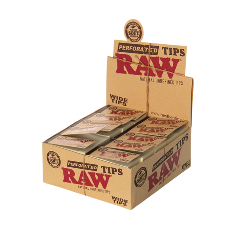 Raw Tips Perforated Wide Tips (50 Count)