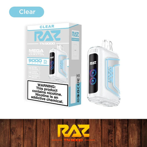 Raz 9k puffs 5% nicotine (5 Count)